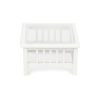 Dollhouse Coffee Table Miniature Furniture 1:12 Scale Wooden Tea Table Square Shape Side Tables Acrylic Tabletop Props Miniature