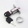 Useful Cam Cylinder Locks 22mm Tongue Door Bolt Latch Wooden Cabinet Wardrobe with Key 1Pcs