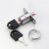 Useful Cam Cylinder Locks 22mm Tongue Door Bolt Latch Wooden Cabinet Wardrobe with Key 1Pcs