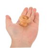 12Sets Wooden Drawer Knobs Single Hole Mushroom Cabinet Pulls for Kitchen and Wardrobe Furniture Ergonomic Design for Easy DIY