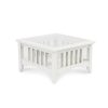 Dollhouse Coffee Table Miniature Furniture 1:12 Scale Wooden Tea Table Square Shape Side Tables Acrylic Tabletop Props Miniature