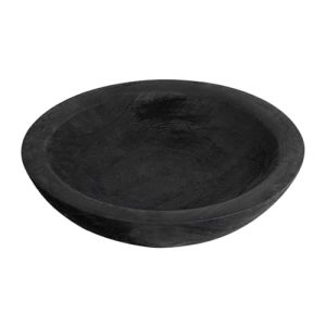 Hand Carved Wooden Decorative Bowl for Home Entryway Decor, Wood Centerpiece Bowl for Coffee Table Decor, Wood Dough Bowl for
