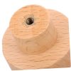 4Pcs Wooden Drawer Handles Elegant Simplicity for Dressers Wardrobes Kitchen Cabinets Farmhouse Style Furniture Closet Pulls