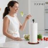 Paper Towel Holder Countertop, Cute Bunny Design - Natural Solid Wood Base with Iron Rod, Wooden Paper Towel Holder countertop