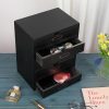 Wooden Storage Box with 5 Drawers Apothecary Drawers Vintage Wooden Drawers Wood Desktop Organizer with Drawers Countertop