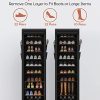 Vertical Narrow Shoe Rack Organizer Tall Shoe Rack for Closet Entryway 10 Tier Non-Woven Cover Shoe Shelf Holds 20-22 Pairs Free