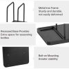 Napkin Holder for Table Farmhouse Wooden Napkin Dispenser Rustic Paper Napkin Storage for Kitchen Dining Room Coffee Bar, Black