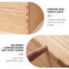 Wood Storage Box Organizer with Lid - Decorative Boxes for Crafts, Sewing, Keepsake, Memory - Wooden DIY Storage Box Stash