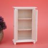Miniature White Wooden Wardrobe Mini Dollhouse Accessories Miniature Furniture Doll Furniture Closet Tiny Furniture Clothes