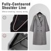 Solid Natural Wooden Suit Hangers Heavy Duty, 10/20 Pack Smooth Finish Coat Hangers with Non-slip Pant Bar, Precisely Cut