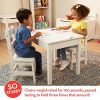 Wooden Table & Chairs - White