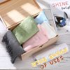 2 Pcs Large Unfinished Wooden Box with Hinged Lid and Front Clasp, Rectangle Unpainted Crafts DIY Wood Boxes Treasure Chest