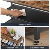 Shoe Rack with 4 PU Shelves, 5-Tier Shoe Storage Organizer for Closet and Entryway, Holds 12-16 Pairs of Shoes, Sturdy Metal