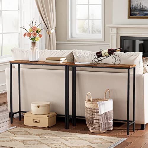 Narrow Console Table, 29.5" Small Entryway Table, Thin Sofa Table, Side Table, Display Table, for Hallway, Bedroom, Living Room,