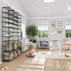 Shoe Rack Large Capacity 72 Pairs Tall Shoe Shelf, 3 Row 12 Tiers Sturdy Metal Shoe Organizer for Entryway, Closet, Bedroom,