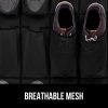 Over the Door Shoe Organizer, 24 Large Breathable Mesh Pockets, Space Saving Hanging Storage Holder, Closet Rack Hanger Holds Up