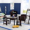 MySize Kids Wood Table and Chair Set (2 Chairs Included) - Ideal for Arts & Crafts, Snack Time, Homework & More - Greenguard
