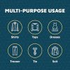 Wooden Clothes Hangers – with 360 Degree Swivel Hook and Non-Slip Shoulder Notch, Holds Up to 10 lbs, Pants Bar Design,