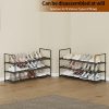 6 Tier Shoe Rack, Shoe Rack for Closet, Shoe Organizer for Entryway, Shoe Storage for Front Door Entrance & Entryway, Large Shoe