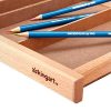 723N Wood 6-Drawer Artist SUPPLY STORAGE BOX, 15-3/4” W x 10” D x 6-1/2” H, Natural Finish, Storage for Art Materials including