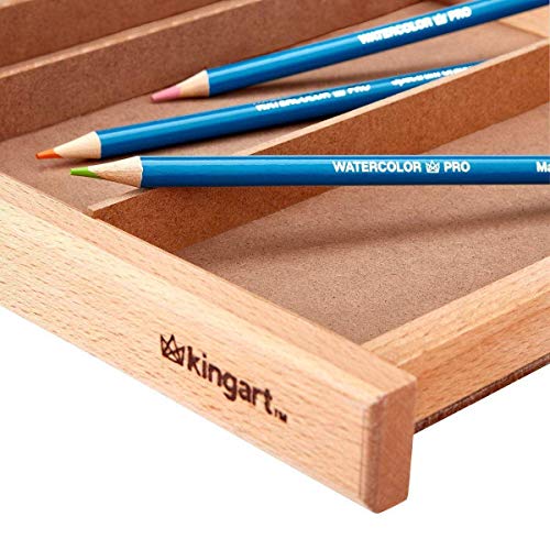 723N Wood 6-Drawer Artist SUPPLY STORAGE BOX, 15-3/4” W x 10” D x 6-1/2” H, Natural Finish, Storage for Art Materials including